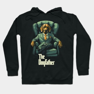 The Dogfather --- Retro Dog Lover Design Hoodie